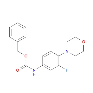 N-BENZYLOXYCARBONYL-3-FLUORO-4-MORPHOLINOANILINE