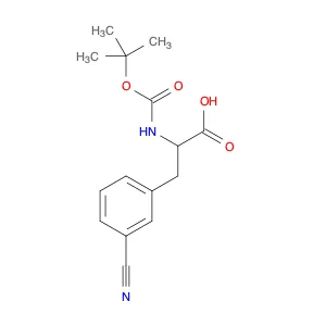 2-((tert-Butoxycarbonyl)amino)-3-(3-cyanophenyl)propanoic acid