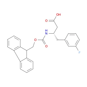 (S)-3-((((9H-Fluoren-9-yl)methoxy)carbonyl)amino)-4-(3-fluorophenyl)butanoic acid