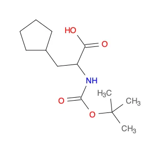 2-((tert-Butoxycarbonyl)amino)-3-cyclopentylpropanoic acid
