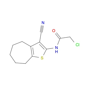 2-Chloro-n-(3-cyano-5,6,7,8-tetrahydro-4h-cyclohepta[b]thien-2-yl)acetamide