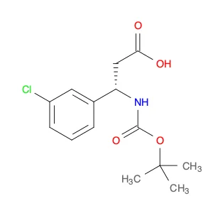 (S)-3-((tert-Butoxycarbonyl)amino)-3-(3-chlorophenyl)propanoic acid