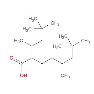 5,7,7-Trimethyl-2-(1,3,3-trimethylbutyl)octanoic acid