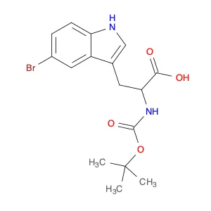 3-(5-Bromo-1H-indol-3-yl)-2-((tert-butoxycarbonyl)amino)propanoic acid