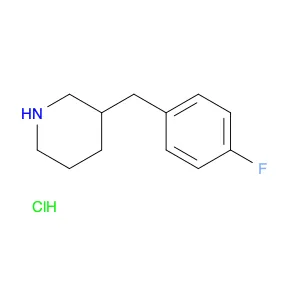 3-(4-Fluoro-benzyl)-piperidine, HCl