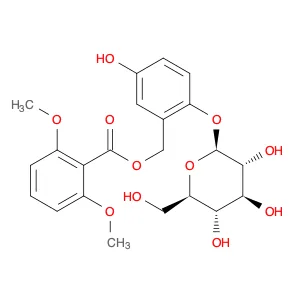 5-Hydroxy-2-(((2S,3R,4S,5S,6R)-3,4,5-trihydroxy-6-(hydroxymethyl)tetrahydro-2H-pyran-2-yl)oxy)benz…