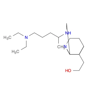 2-[2-({[5-(diethylamino)pentan-2-yl]amino}methyl)-1-azabicyclo[2.2.2]oct-3-yl]ethanol