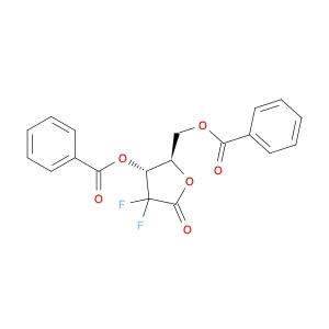 D-erythro-Pentonic acid, 2-deoxy-2,2-difluoro-, g-lactone,3,5-dibenzoate