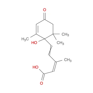 (2Z,4E)-5-(1-Hydroxy-2,6,6-trimethyl-4-oxocyclohex-2-en-1-yl)-3-methylpenta-2,4-dienoic acid