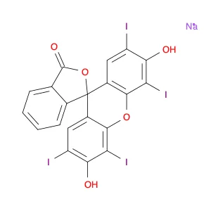 3′,6′-Dihydroxy-2′,4′,5′,7′-tetraiodospiro[isobenzofuran-1(3H),9′-[9H]xanthen]-3-one disodium salt