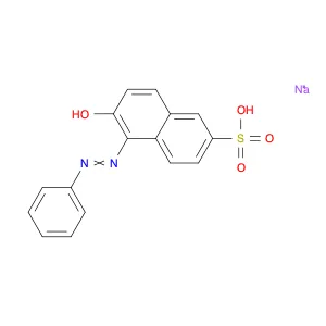 2-Naphthalenesulfonic acid, 6-hydroxy-5-(phenylazo)-, monosodium salt