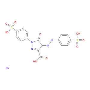 Sodium 5-oxo-1-(4-sulfonatophenyl)-4-((4-sulfonatophenyl)diazenyl)-4,5-dihydro-1H-pyrazole-3-carbo…