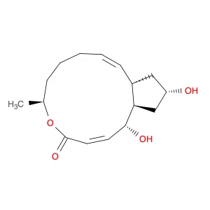4H-​Cyclopent[f]​oxacyclotridecin-​4-​one, 1,​6,​7,​8,​9,​11a,​12,​13,​14,​14a-​decahydro-​1,​13-​…