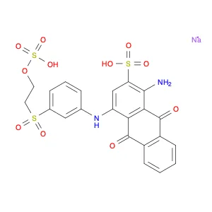 2-Anthracenesulfonic acid,1-amino-9,10-dihydro-9,10-dioxo-4-[[3-[[2-(sulfooxy)ethyl]sulfonyl]pheny…