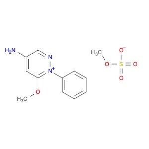4-Amino-6-methoxy-1-phenylpyridazin-1-ium methyl sulfate