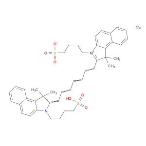 1H-Benz[e]indolium,2-[7-[1,3-dihydro-1,1-dimethyl-3-(4-sulfobutyl)-2H-benz[e]indol-2-ylidene]-1,3,…