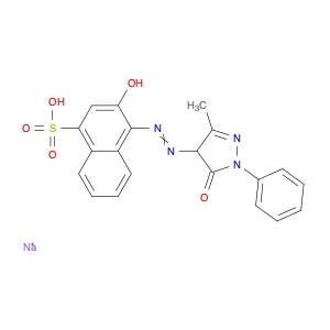 1-Naphthalenesulfonic acid,4-[(4,5-dihydro-3-methyl-5-oxo-1-phenyl-1H-pyrazol-4-yl)azo]-3-hydroxy-…