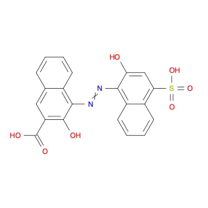 2-Naphthalenecarboxylic acid,3-hydroxy-4-[(2-hydroxy-4-sulfo-1-naphthalenyl)azo]-