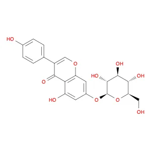 4H-​1-​Benzopyran-​4-​one, 7-​(β-​D-​glucopyranosyloxy)​-​5-​hydroxy-​3-​(4-​hydroxyphenyl)​-