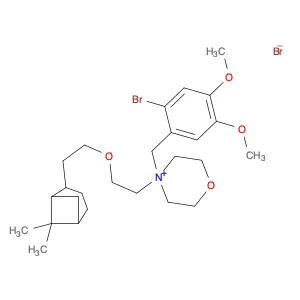 Morpholinium,4-[(2-bromo-4,5-dimethoxyphenyl)methyl]-4-[2-[2-(6,6-dimethylbicyclo[3.1.1]hept-2-yl)…