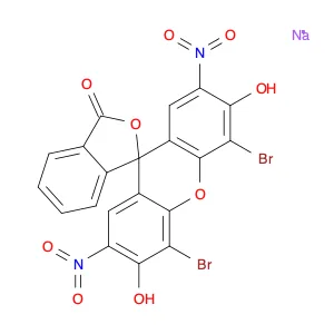 Spiro[isobenzofuran-1(3H),9'-[9H]xanthen]-3-one,4',5'-dibromo-3',6'-dihydroxy-2',7'-dinitro-, diso…
