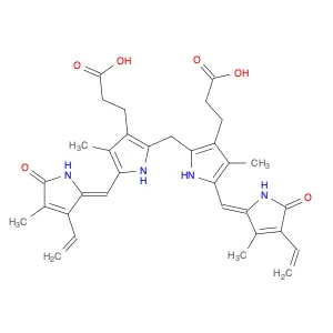 21H-Biline-8,12-dipropanoic acid,2,17-diethenyl-1,10,19,22,23,24-hexahydro-3,7,13,18-tetramethyl-1…