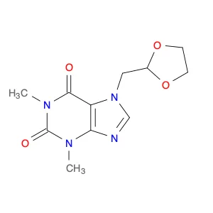 7-(1,3-Dioxolan-2-ylmethyl)-3,7-dihydro-1,3-dimethyl-1H-purine-2,6-dione
