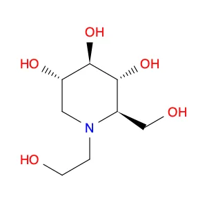 (2R,3R,4R,5S)-1-(2-Hydroxyethyl)-2-(hydroxymethyl)-3,4,5-piperidinetriol
