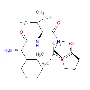 1,1-Dimethylethyl (1S,3aR,6aS)-2-[(2S)-2-[[(2S)-2-amino-2-cyclohexylacetyl]amino]-3,3-dimethyl-1-o…