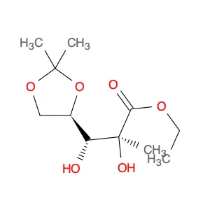 (2S,3R)-Ethyl 3-((R)-2,2-dimethyl-1,3-dioxolan-4-yl)-2,3-dihydroxy-2-methylpropanoate