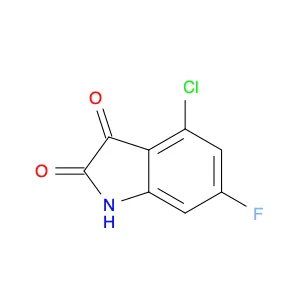 4-Chloro-6-fluoroindoline-2,3-dione