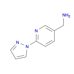 (6-pyrazol-1-ylpyridin-3-yl)methanamine