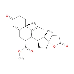 Pregna-4,9(11)-diene-7,21-dicarboxylic acid, 17-hydroxy-3-oxo-,g-lactone, methyl ester, (7a,17a)-