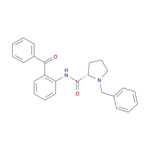 (S)-N-(2-Benzoylphenyl)-1-benzylpyrrolidine-2-carboxamide