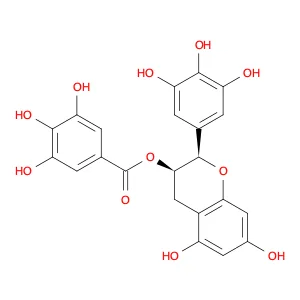 (2R,3R)-5,7-dihydroxy-2-(3,4,5-trihydroxyphenyl)-3,4-dihydro-2H-1-benzopyran-3-yl 3,4,5-trihydroxy…