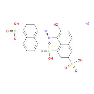 1,3-Naphthalenedisulfonic acid,7-hydroxy-8-[(4-sulfo-1-naphthalenyl)azo]-, trisodium salt