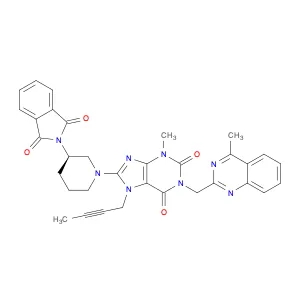 (R)-7-(But-2-Ynyl)-8-(3-(1,3-Dioxoisoindolin-2-Yl)Piperidin-1-Yl)-3-Methyl-1-((4-Methylquinazolin-…