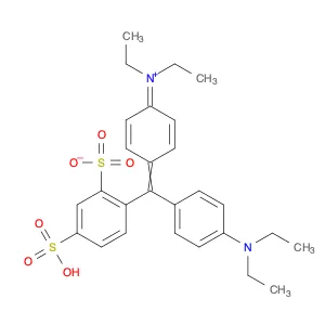 N-[4-[[4-(Diethylamino)phenyl](2,4-disulfophenyl)methylene]-2,5-cyclohexadien-1-ylidene]-N-ethyl-e…