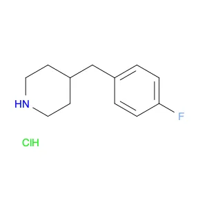 Piperidine, 4-[(4-fluorophenyl)methyl]-, hydrochloride