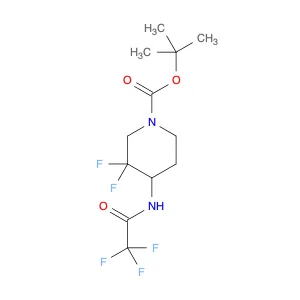 tert-Butyl 3,3-difluoro-4-(2,2,2-trifluoroacetamido)piperidine-1-carboxylate