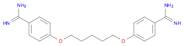 Benzenecarboximidamide, 4,4'-[1,5-pentanediylbis(oxy)]bis-