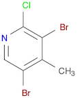 Pyridine, 3,5-dibromo-2-chloro-4-methyl-