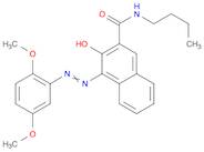 2-Naphthalenecarboxamide, N-butyl-4-[2-(2,5-dimethoxyphenyl)diazenyl]-3-hydroxy-