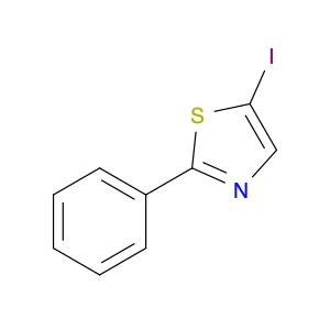 Thiazole, 5-iodo-2-phenyl-