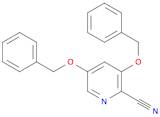 2-Pyridinecarbonitrile, 3,5-bis(phenylmethoxy)-