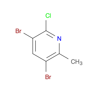 Pyridine, 3,5-dibromo-2-chloro-6-methyl-