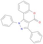 [1]Benzopyrano[4,3-c]pyrazol-4(1H)-one, 1,3-diphenyl-