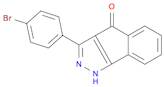 Indeno[1,2-c]pyrazol-4(1H)-one, 3-(4-bromophenyl)-