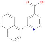 4-Pyridinecarboxylic acid, 2-(1-naphthalenyl)-