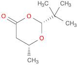 1,3-Dioxan-4-one, 2-(1,1-dimethylethyl)-6-methyl-, (2R,6R)-